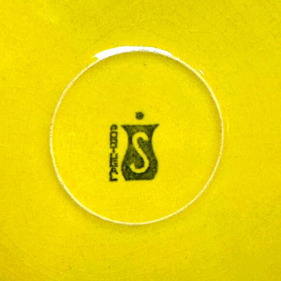 Secla Portugal Majolica Yellow Cabbage Pottery Dinner Plate-MidCentury-Excellent - Picture 4 of 4